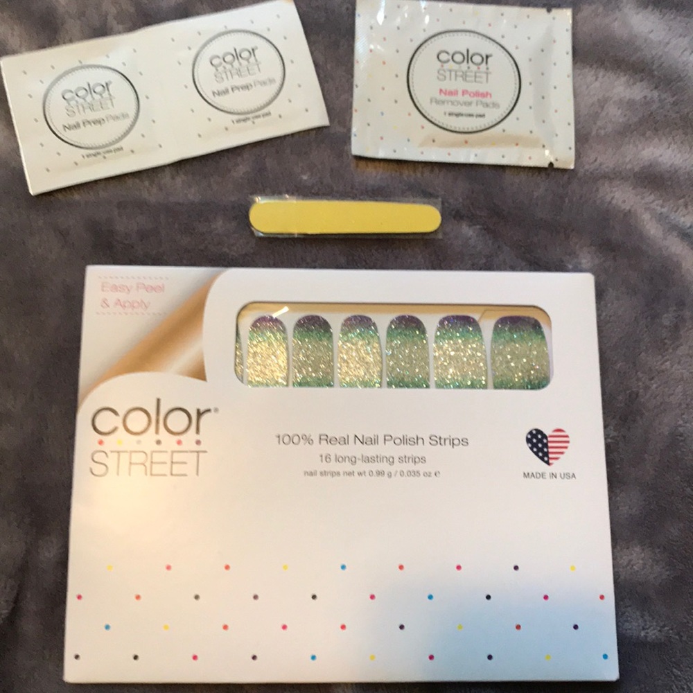 NWT Color Street Pacific Waters Nail Polish Strips